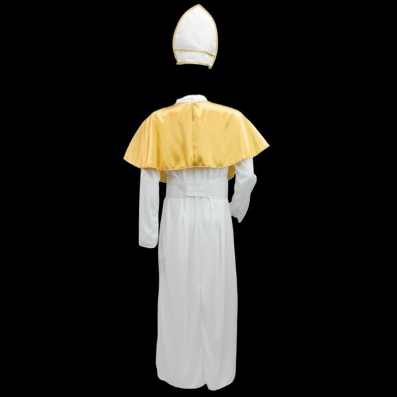 Hauntlook Pious Pope Halloween Costume Catholic Cardinal Bishop Pontiff Clergy - Picture 3 of 5